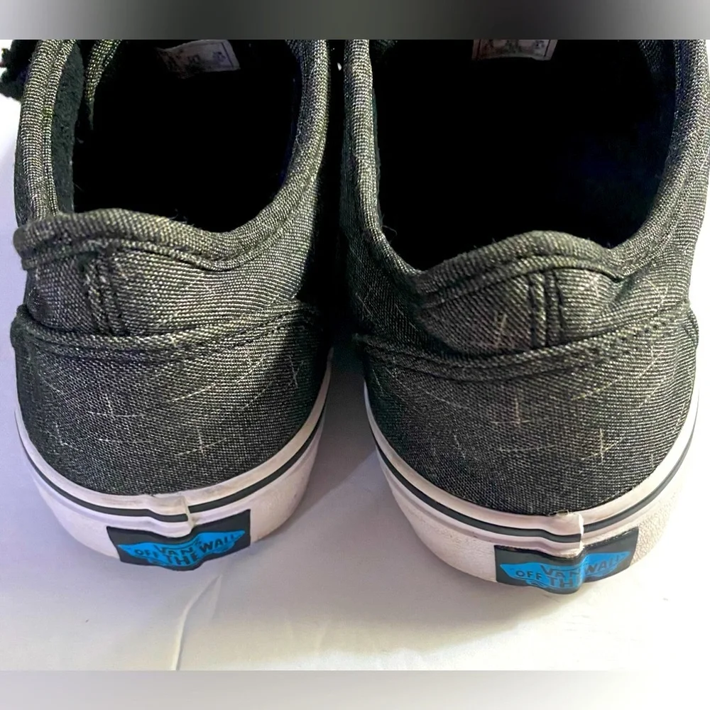 VANS Atwood Sneakers, Off the Wall, Canvas, Youth Sz 6.5, Kicks, unisex